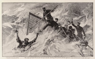 Away, Lifeboat! by Charles J. Staniland